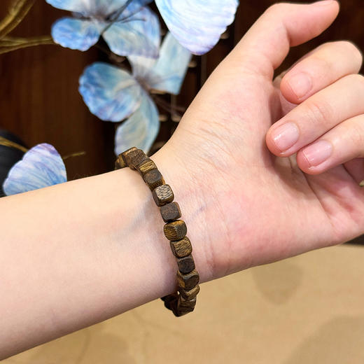 ²【沉香溯源-99沉小方糖单圈】3克+奇楠沉香手串 多样性发其一( 24小时鉴赏期 ) HM02-CRMM-DBCX 商品图4