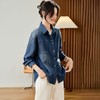 格桑米Gesamy渐变复古牛仔衬衫 商品缩略图2