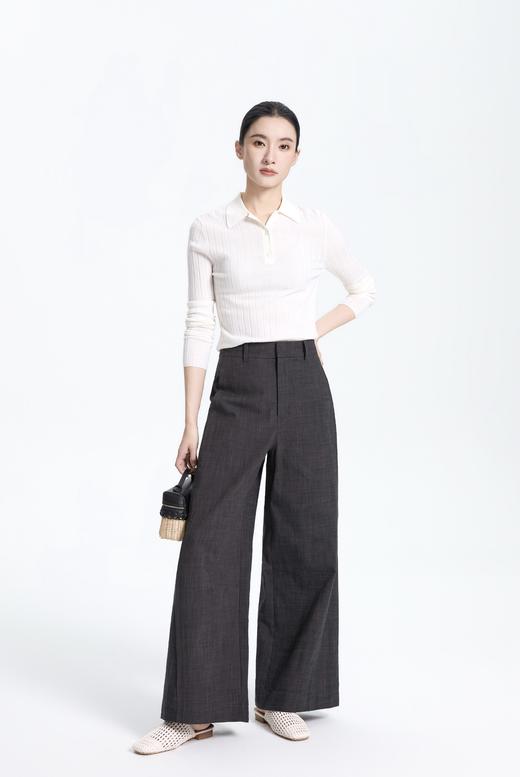 定制亚麻直筒裤 商品图3