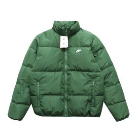 F031051哈灵顿新款面包服立领拉链短款宽松情侣羽绒服