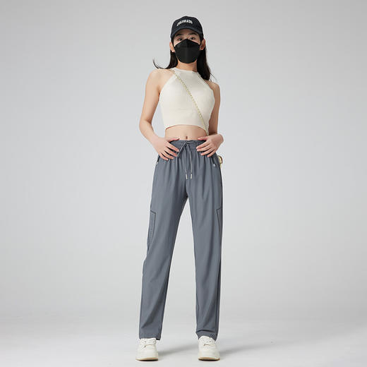 【一穿就上瘾的男女同款速干裤 穿上即降温】一穿即凉 清爽不黏腻 久穿不变形 显肤降个温 凉感透气 吸湿速干瘦显高 无束缚感 两种裤型 怎么穿都好看！ 商品图4