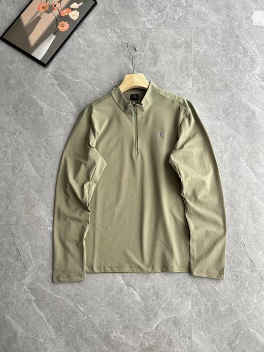 F031048吸湿速干T恤S-Functional男女半拉链长袖速干衣 商品图4