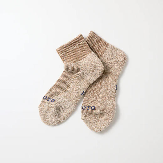 ROTOTO HEMP/ORGANIC 日本奈良制有机棉麻混纺透气运动男女低帮袜 商品图3
