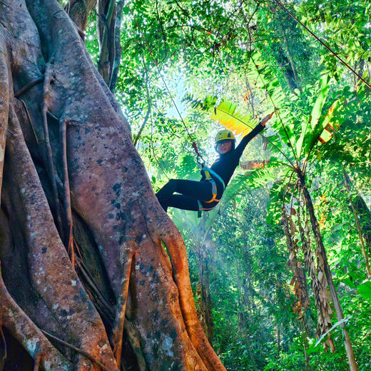 云南 | 版纳坐快艇攀巨树「纳板河雨林」1日游，最新西双版纳好玩刺激新路线！澜沧江快艇/飞拉达/雨林徒步/攀爬独树成林巨树/溜索/超爽高空秋千，吃地道丰富美食，五一端午清明节行程提前预定！ 商品图10