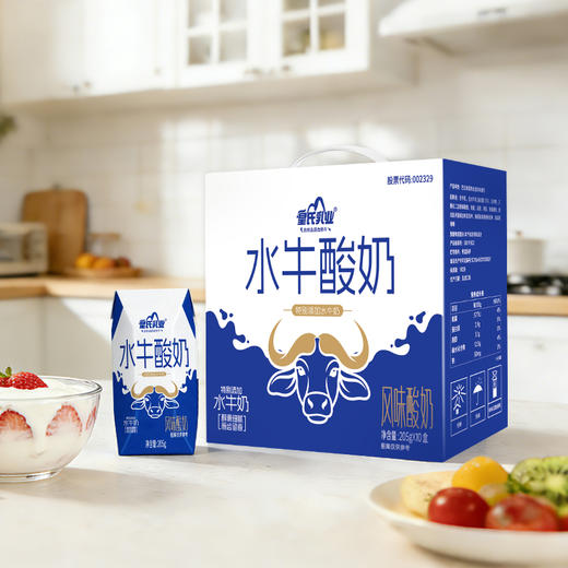 皇氏乳业水牛酸奶205g*10盒 特别添加水牛奶 风味酸奶 商品图4