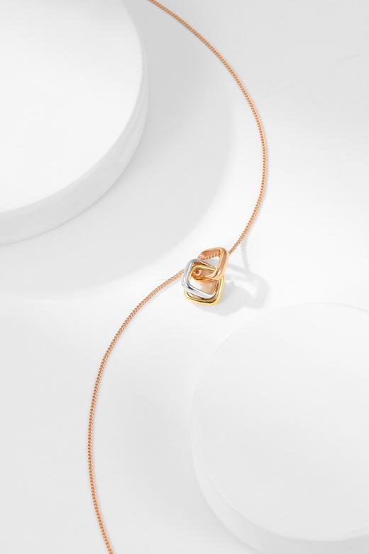 卡地亚 Trinity枕形三色环项链（XTY） 商品图5