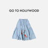 G2H日本童装 GO TO HOLLYWOOD 26春夏女童工装拼接设计半身裙 商品缩略图0