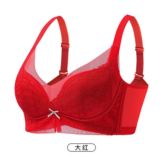 爱帝女士深V聚拢高侧收定型调整文胸 商品图4