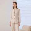 IWY/简约干练杏色西装套装女春季职业装高级感气质优雅职场穿搭CP2750 商品缩略图2