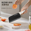 厨房刀具“全能王”【德世朗黑刃镀钛抗菌刀具六件】🔪黑刃镀钛+抗菌工艺，安全感满满✅刀身选用40Cr13不锈钢，硬度强、韧性高 商品缩略图4