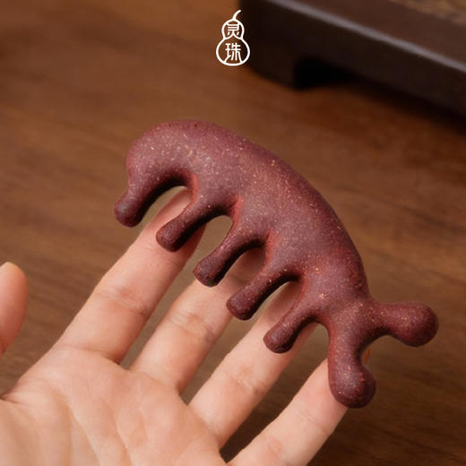 【古法合香梳】灵珠 合香梳 1个 发间留暗香 商品图6