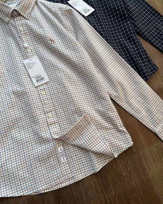 F031045新品男装时尚休闲百搭舒适通勤格子衬衫上衣 商品图7