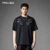 PINLI品立2026春季新款男士潮牌宽松圆领贴车织带休闲短袖T恤上衣B262111020 商品缩略图0