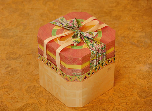 金玉满堂双层茶食礼盒 商品图0