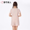 都市丽人睡衣女士睡衣家居服针织纯棉提花睡衣女士棉质短袖套装有杯垫女装短袖短裤LHC1A1 商品缩略图2