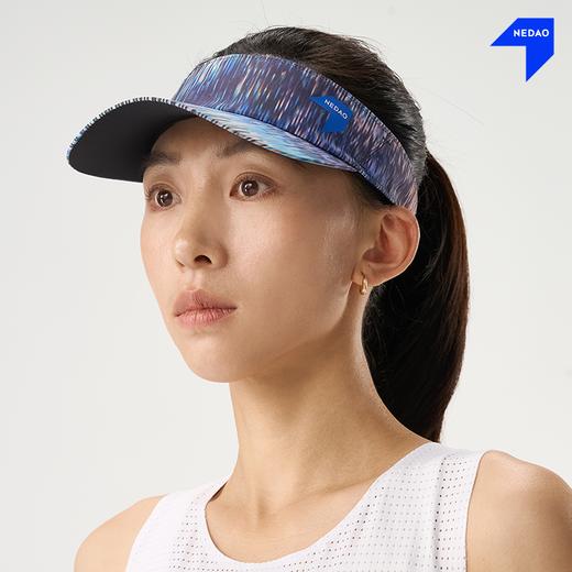 内道导汗印花轻量空顶帽速干男女户外越野马拉松跑步运动帽 商品图3