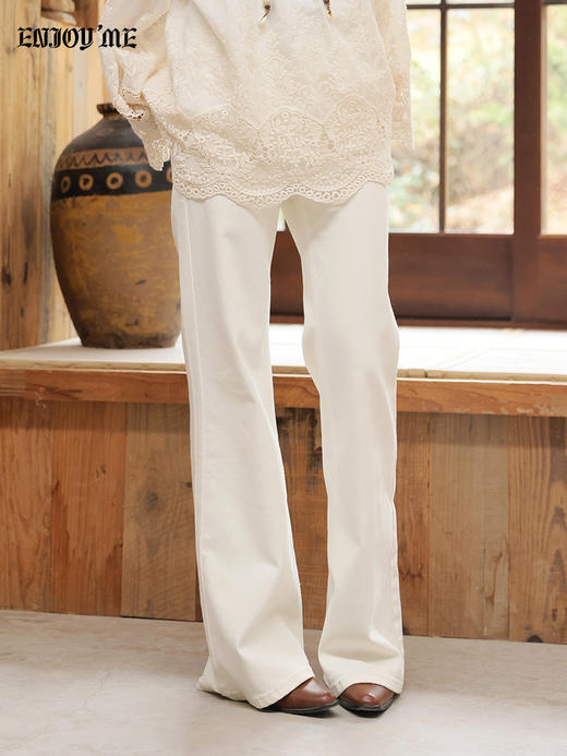 【门店同款】ENJOY春季口袋盖提臀筒喇裤 169543553 商品图0