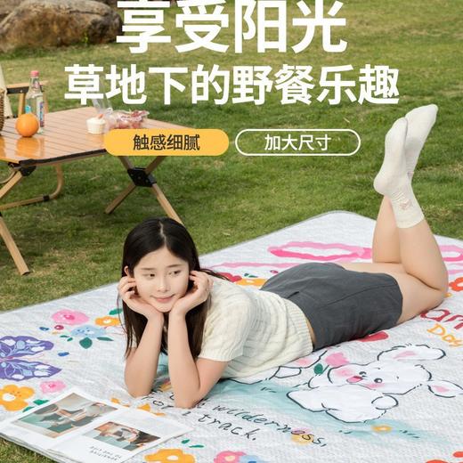 【积分兑】“春日踏青季”春亚纺超声波加厚防潮防水郊游草地野餐垫YZ101034265 商品图4