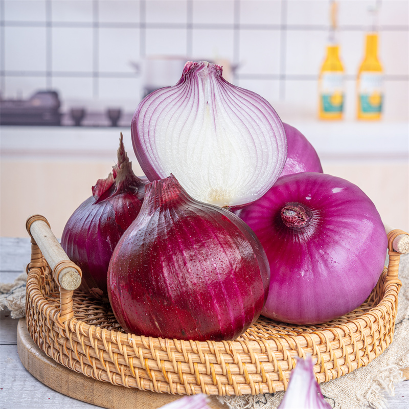 【云南紫皮水果洋葱】饱满圆润、肉质鲜嫩