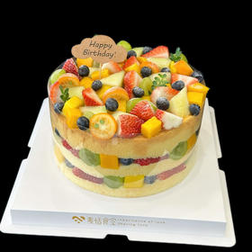 无奶油蛋糕（应季水果随机搭配）