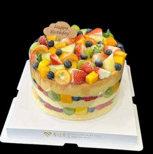 无奶油蛋糕（应季水果随机搭配） 商品图0