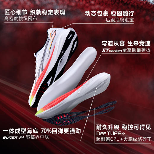 多威战神5代Pro新款竞速跑步男女全掌碳板训练跑鞋MR56258 商品图1