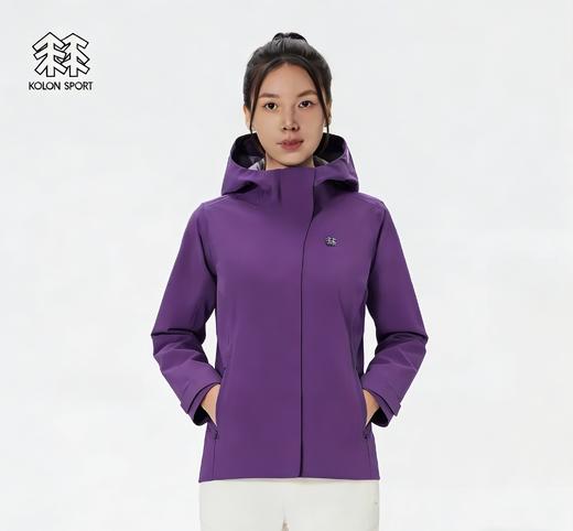 点此购买 可隆春秋季女士户外机能软壳夹克 hbj 341823 商品图5