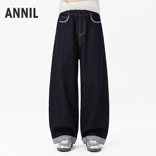 女童牛仔单裤夏季新款安奈儿童装EG626767 商品图0