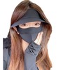 【全脸防晒❗透气散热】冰丝防晒面罩脸罩防紫外线骑行透气遮阳大帽檐脸基尼口罩面罩全脸。xa 商品缩略图2