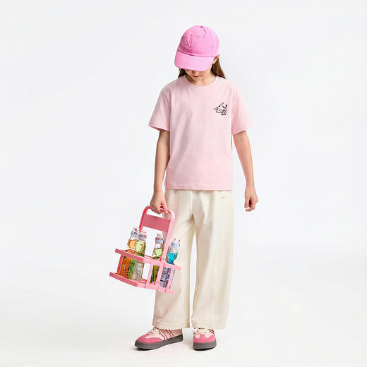 女童圆领短袖针织衫夏季新款安奈儿童装EG621761 商品图3