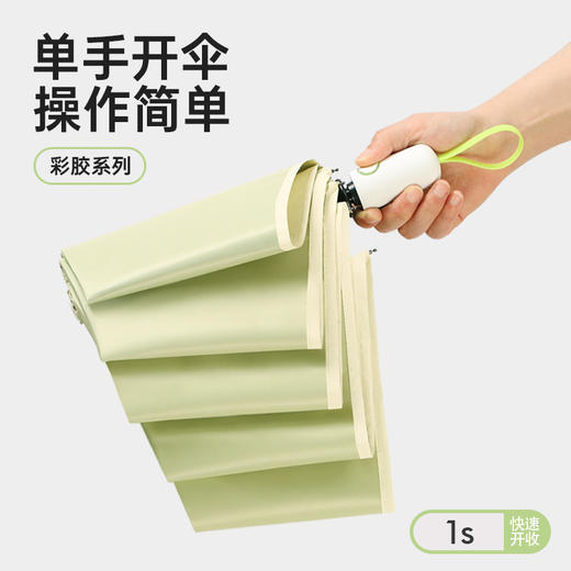 【单手开伞❗简单操作】新款安全节节收自动折叠伞小清新晴雨伞防晒防紫外线。rh 商品图2