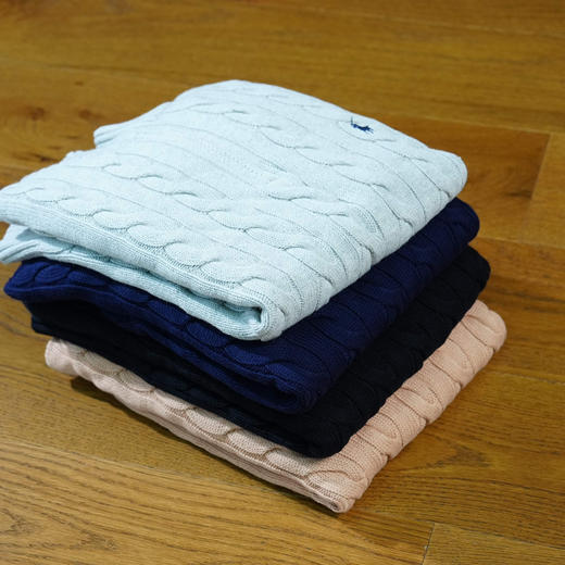 【秒杀价已调 直接拍】原单 Polo Ralph Lauren 男士半拉链绞花针织毛衣 美式复古的温暖质感 商品图5