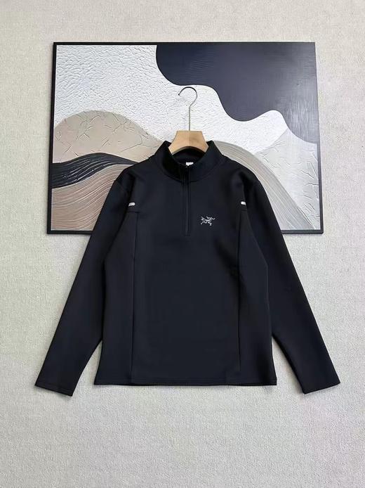 F031039立领半拉链运动打底衫长袖T恤户外休闲衫 商品图9