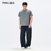 PINLI品立2026春季新款男士宽松阔腿裤直筒休闲牛仔长裤纯色百搭GD262116019 商品缩略图1
