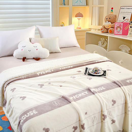 【632优选】迪士尼·米奇印象双绒毯-SH1015 商品图2