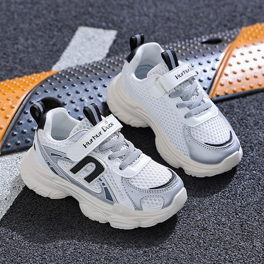 【小黄鸭】儿童透气防滑阿甘鞋老爹鞋板鞋男女童2026春季新款百搭轻便休闲运动鞋子26-37 商品图5