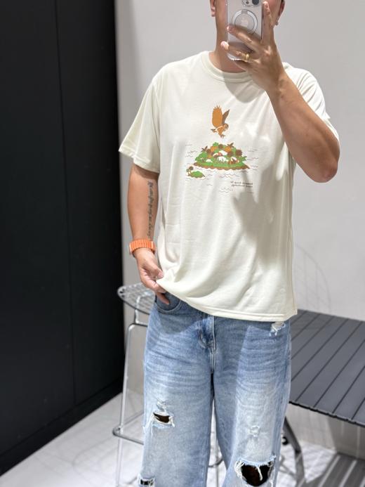 点此购买 montbell春夏季男女款外登山露营速干短袖T恤 ss 341789 商品图3