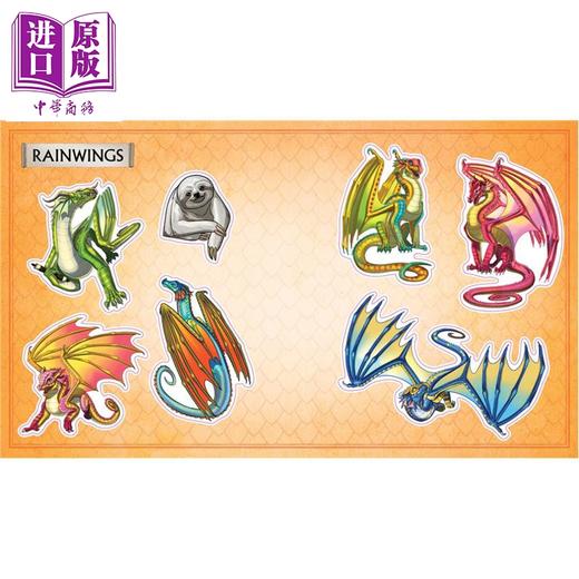 【中商原版】火翼飞龙 官方贴纸百科 Wings of Fire: The Official Stickerpedia 英文原版 Tui T Sutherland 商品图1