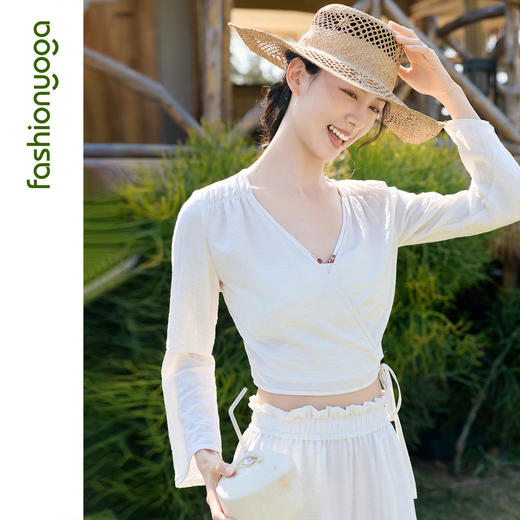 FM16319气质亚麻外搭长袖 商品图10