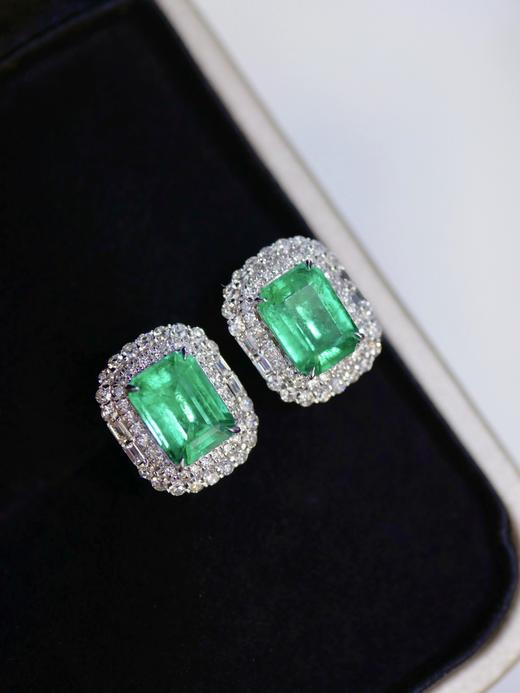 1.85ct祖母绿耳钉 商品图1