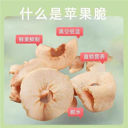 【明星同款】厚切苹果干冻干苹果片脆片去皮无添加剂营养小零食即食 商品图4