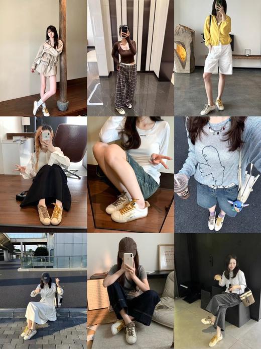 JEHURFIE纪华菲旺斯星空复古星星擦色做旧小脏鞋AB25510 商品图5