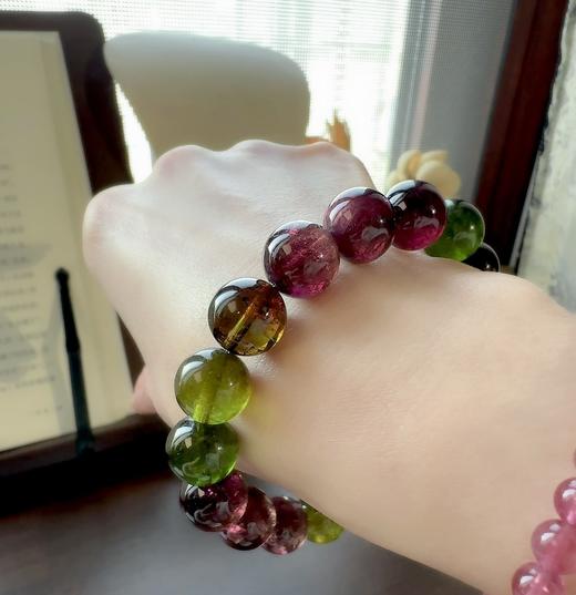 12.2mm碧玺手链 商品图0