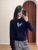 鄂*蓝莓刺绣藏蓝开衫/套头衫 商品缩略图11