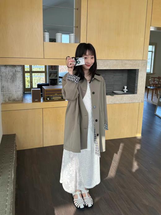 nothe Case布然/NC261807/「森野拼图」正反两穿棉锦风衣 商品图0