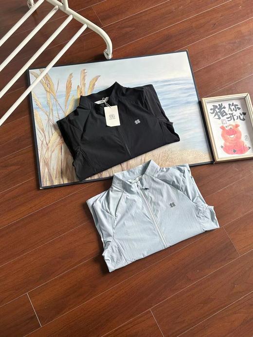 F031015户外夏季轻薄立领全方位无死角防护凉感舒适透气简约防晒衣外套 商品图3