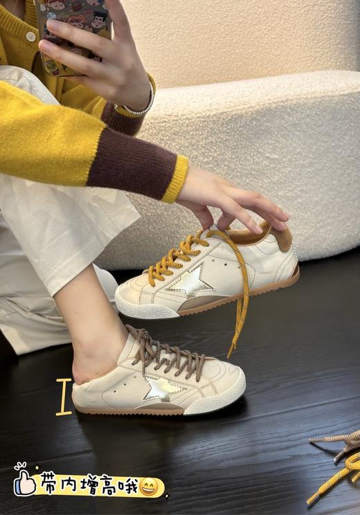 JEHURFIE纪华菲旺斯星空复古星星擦色做旧小脏鞋AB25510 商品图4