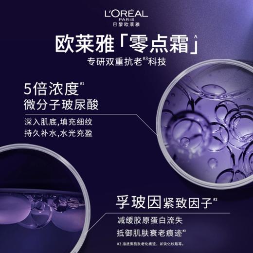 欧莱雅复颜玻尿酸水光充盈导入乳霜50ml/瓶（零点霜） 商品图2