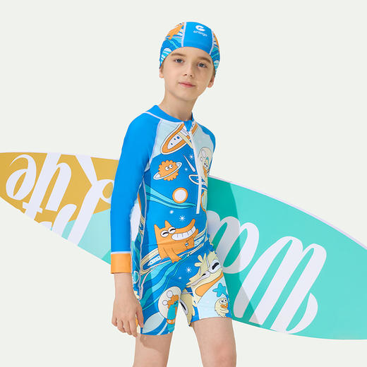 清仓速抢！【儿童泳衣丨oribigo泳衣泳袍大合集】面料亲肤舒适，有效阻隔紫外线，大面积保护娇嫩肌肤，紧密缝线，做工精致，大动作无束缚，海边度假，游泳均可穿~ 商品图7