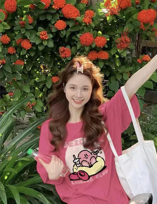 【69元任选2件！夏天必不可少的百搭T】男女同款印花T恤短袖 商品图2